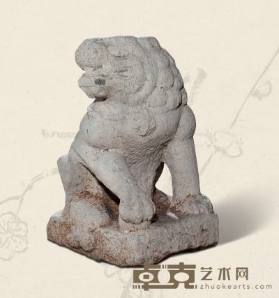明以前·太湖石石狮 90×61×48cm