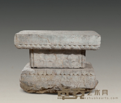 清·太湖石石桌 123×84×62cm