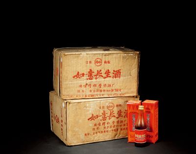 1987年同仁堂如意长生酒(两原箱)