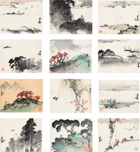 赵少昂  小品册