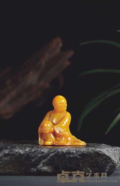 清早期·田黄石七宝罗汉像 5.7×4×6cm 107g