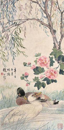 赵叔孺 花鸟