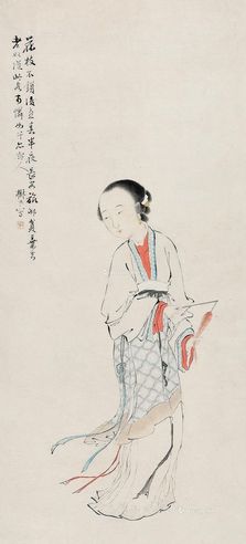 魏树九 仕女