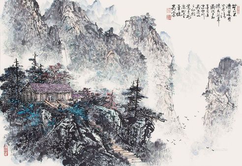 黄棠峨嵋山色
