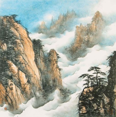 李宁黄山松云