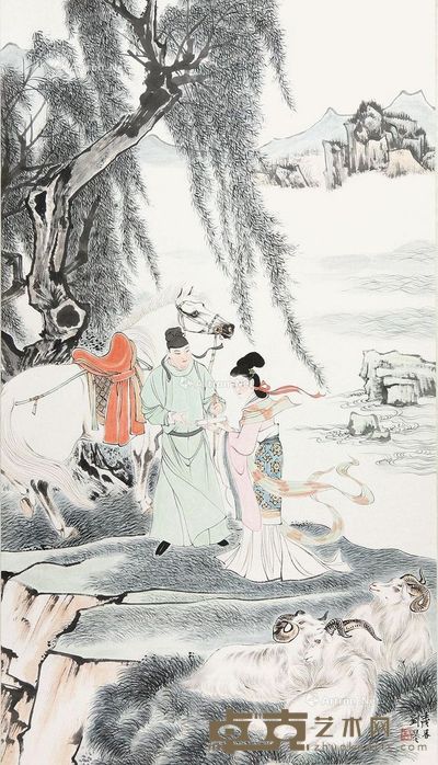 刘旦宅人物故事 112×64cm