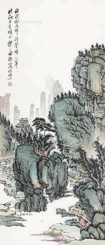 郑午昌山水