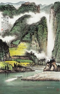 黄纯尧翠峦映江