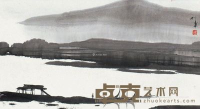 杨明义姑苏渔歌 诗塘32×51cm；画28×51cm