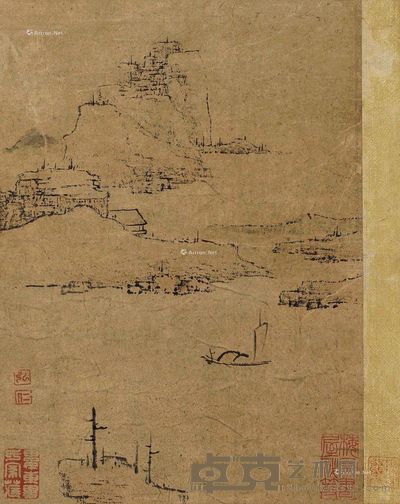 山水小品 (一张) 纸本 23×16cm