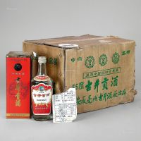 1997年产原箱铁盖古井贡酒