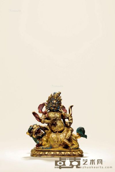 十八世纪 财宝天王 高12.7厘米