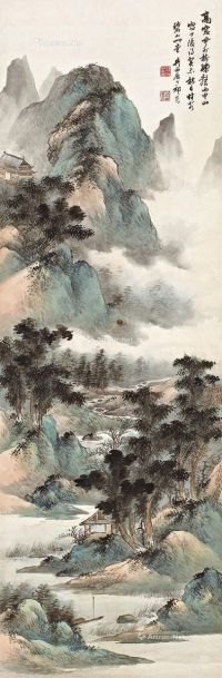 祁崑癸未（1943年）作疏磬雨中山