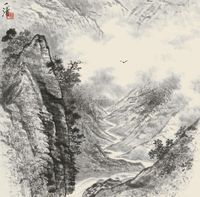 陶一清峡江图