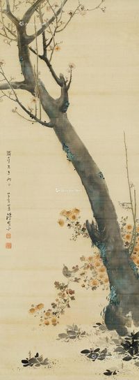 陈树人1936年作花树