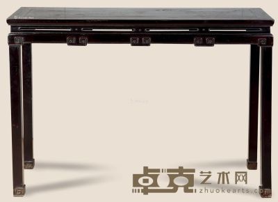 现代 紫檀条桌 115×38×83cm