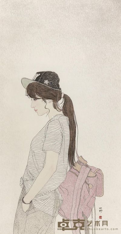 田野片段-如幻青春 122×64cm