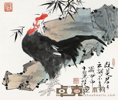 范曾2004年作大吉图 45×52.5cm