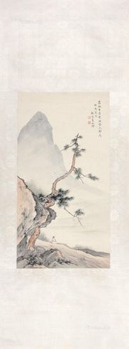 袁昉仿古山水