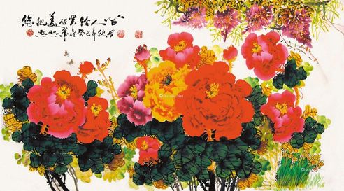 马骏 牡丹