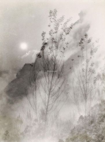 郎静山约1940年代初巫山夕阳