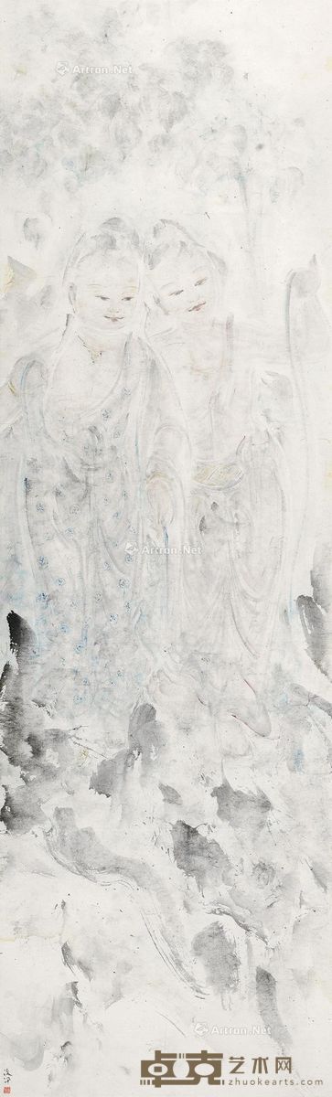 潘汶汛小隐清音之一 240×73cm