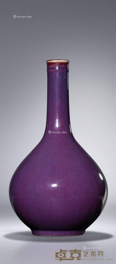 清中期 窯变釉胆瓶 高351cm