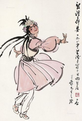 叶浅予庚申（1980年）作