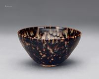 明或明以前 吉州窑玳瑁釉茶盏