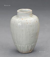 明或明以前 影青线纹茶叶罐