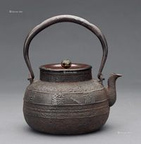金祥堂造 福禄寿铁壶
