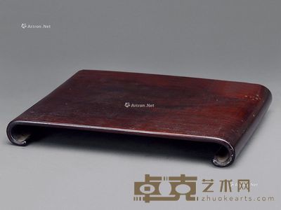 清 红木卷几 31×23×3.8cm