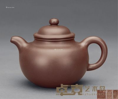 吴界明 莲子壶 高11cm；宽12cm
