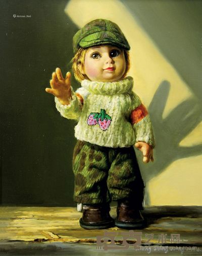 熊胜强 红鞋系列二 49×39cm