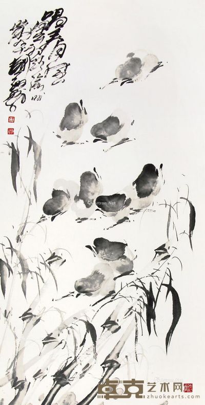 王国政 唱春风 137×69cm