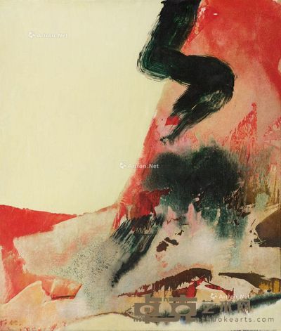 1975 抽象 油彩 画布 111.5×96.5cm
