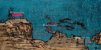 2006 与弘仁对话2 综合媒材 50×100cm