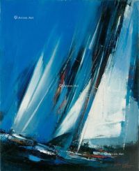 1993 帆船 油彩 画布