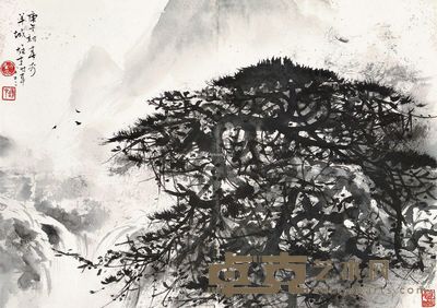 黎雄才 山水 44×63cm