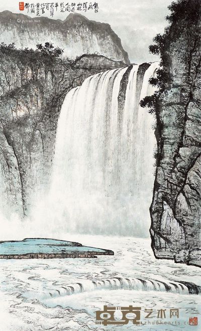 黄纯尧 银河飞泻 97×60cm