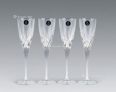 20世纪 皇家道尔顿水晶香槟杯 （四只）