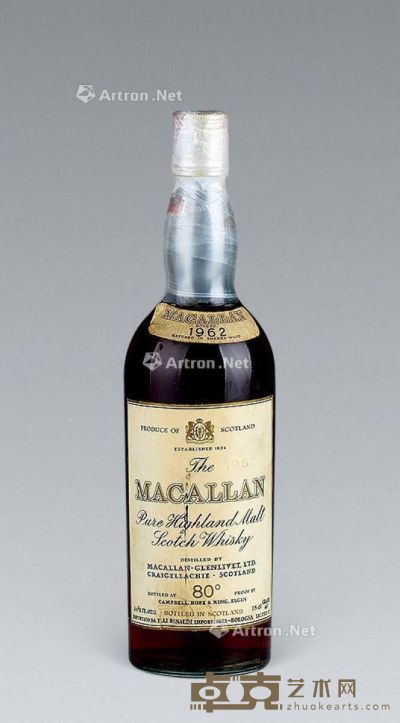 1962年麦卡伦威士忌 --