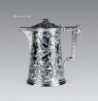 1850年 Srirk&Son纯银咖啡壶