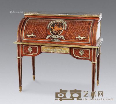 约1880年 路易十五风格写字桌 长107×宽56×高111cm