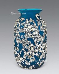 20世纪 洒金瓷花瓶