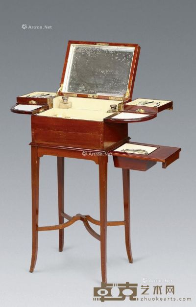 19世纪末期 法式针线桌 长35×宽86×高21cm