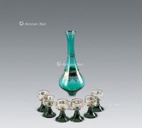 20世纪 水晶玻璃酒具 （七件）