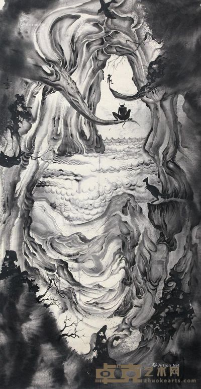 朱敬一 洞天图 180×97cm