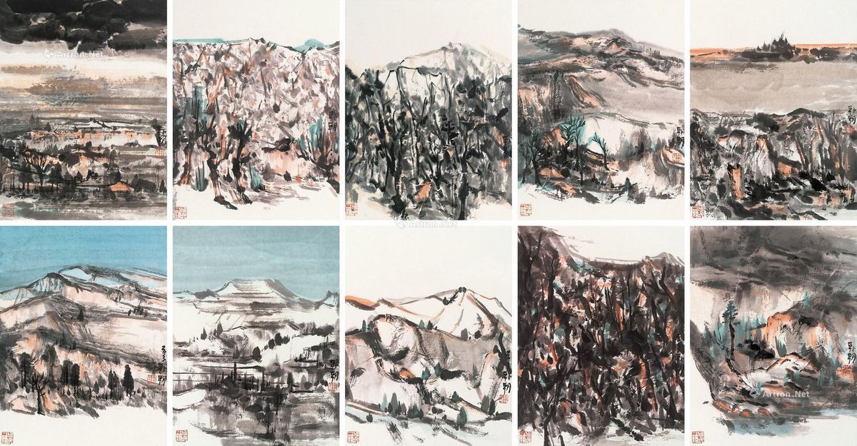 韩朝 涵观 丰物系列 46×34cm×10