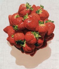 郑昌基 草莓 布面油画